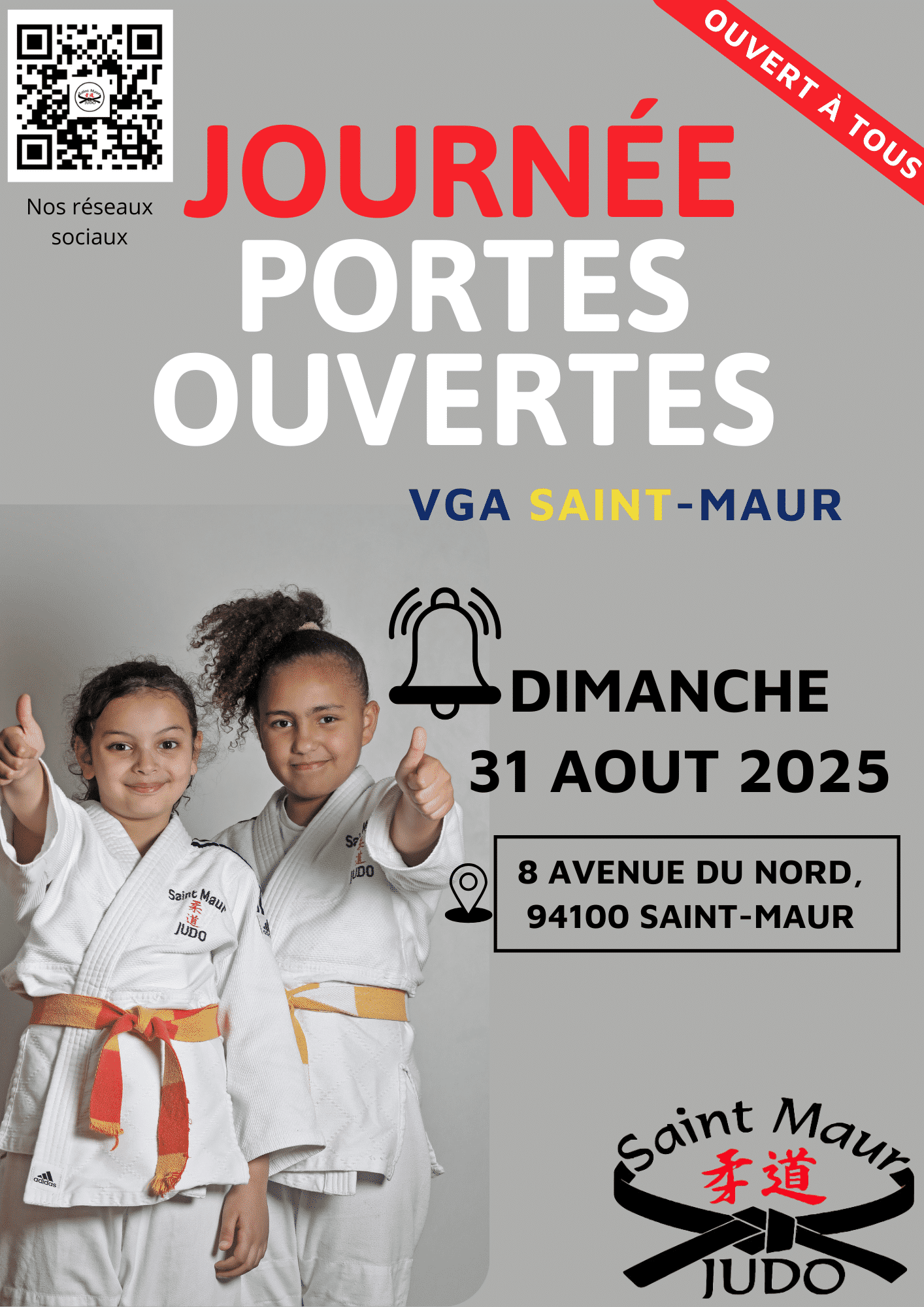 Le 31 août 2025, journée portes ouvertes VGA.